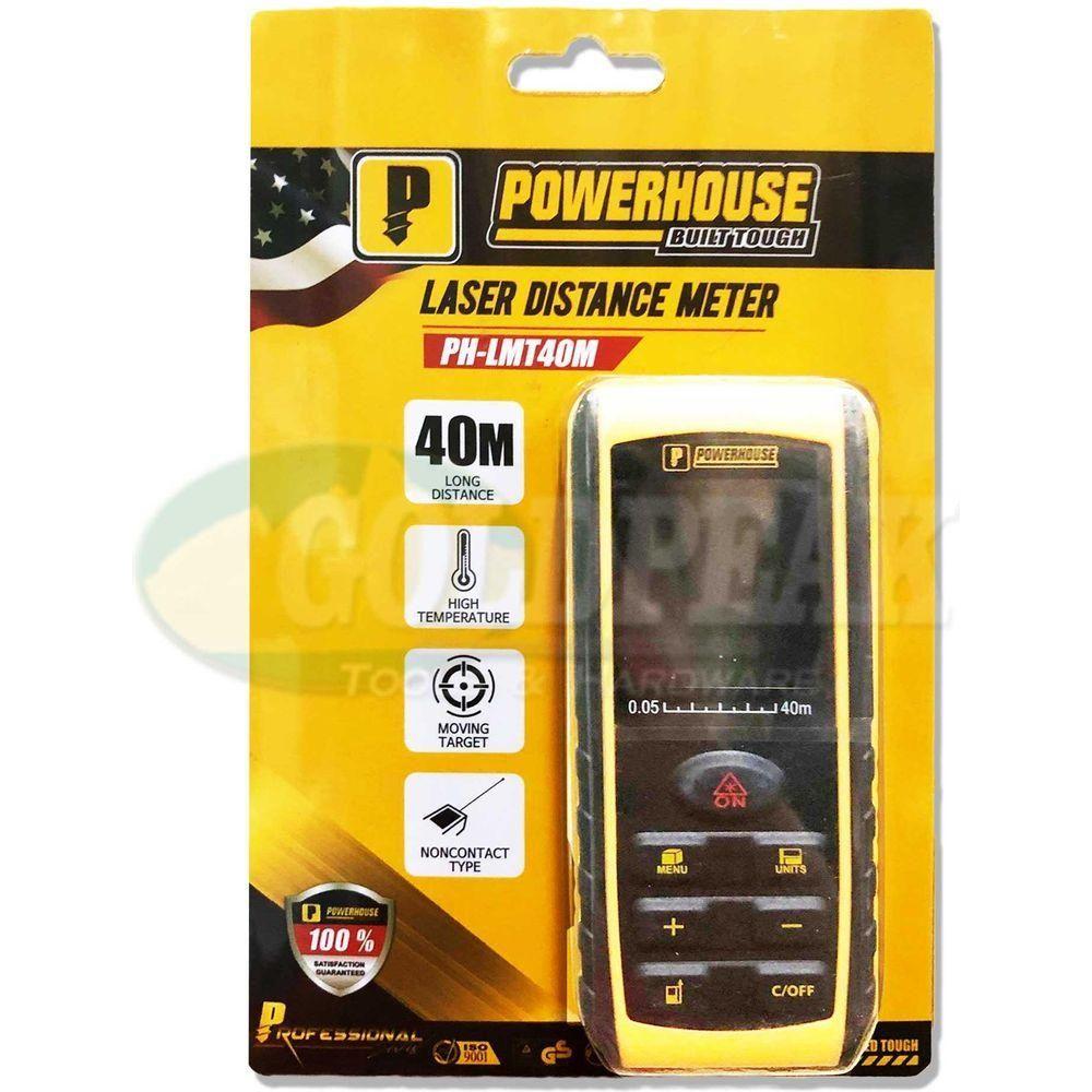 Powerhouse PH-LMT40M Laser Range finder / Distance Measurer - Goldpeak Tools PH Powerhouse Powerhouse PH-LMT40M Laser Range finder / Distance Measurer - Goldpeak Tools PH Powerhouse